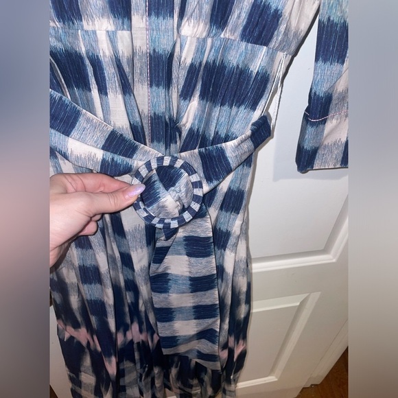 New! Sachin & Babi x Anthropologie Mari Gingham Cotton Midi Dress💙sz 2, 6 & 10 - Picture 10 of 16